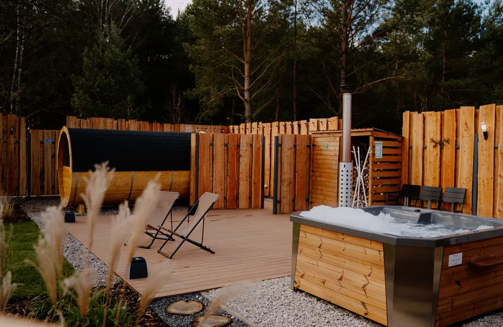 noclegi AlohaCamp Domek nad Jeziorem Okrągłe 5