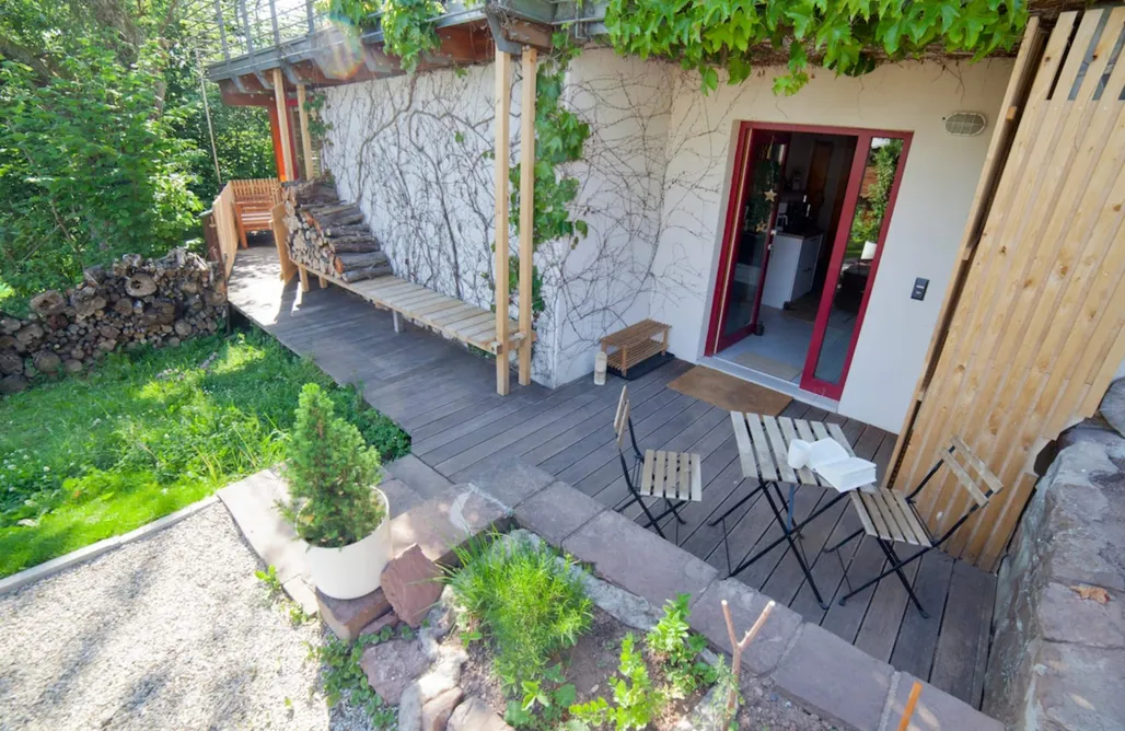 Hébergement AlohaCamp Maison du renard et du lièvre, grande terrasse, en lisière de forêt, pour les familles 4