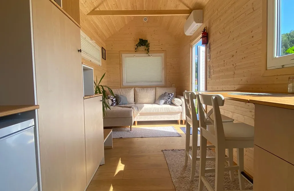 AlohaCamp accommodation Leśna Przystań - Tiny House na stoku 4