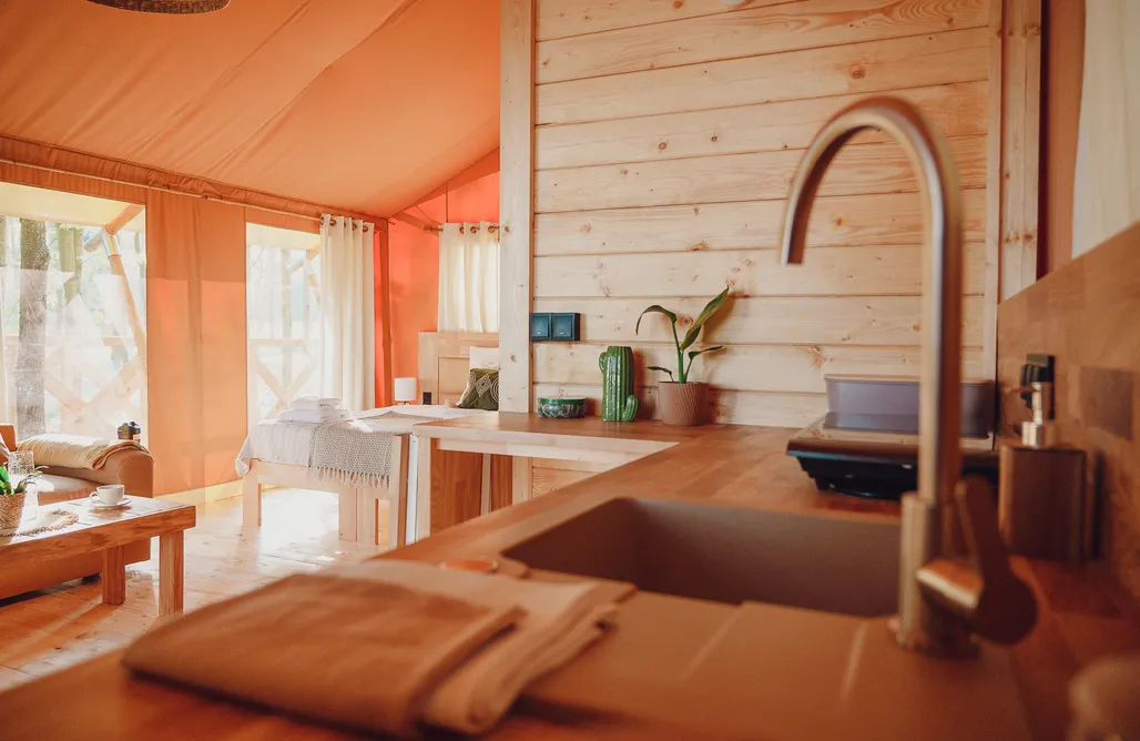 With Sauna Glamping Marina Jeziorany - Warmia and Masuria 1