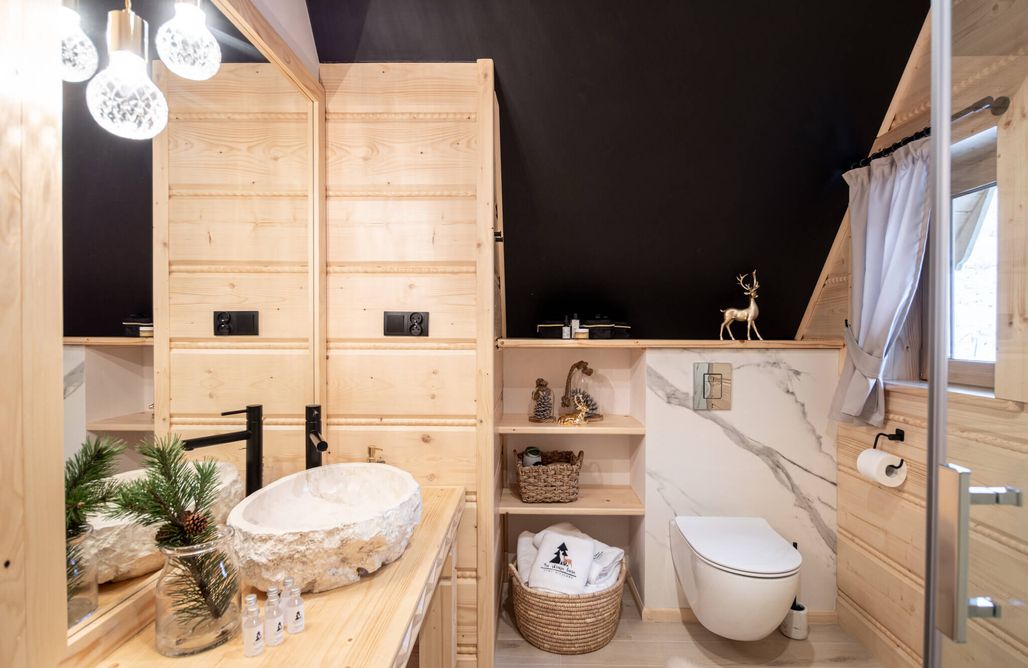 Domek Z Jacuzzi Zakopane Na skraju lasu. Domki widokowe z balią/jacuzzi 1