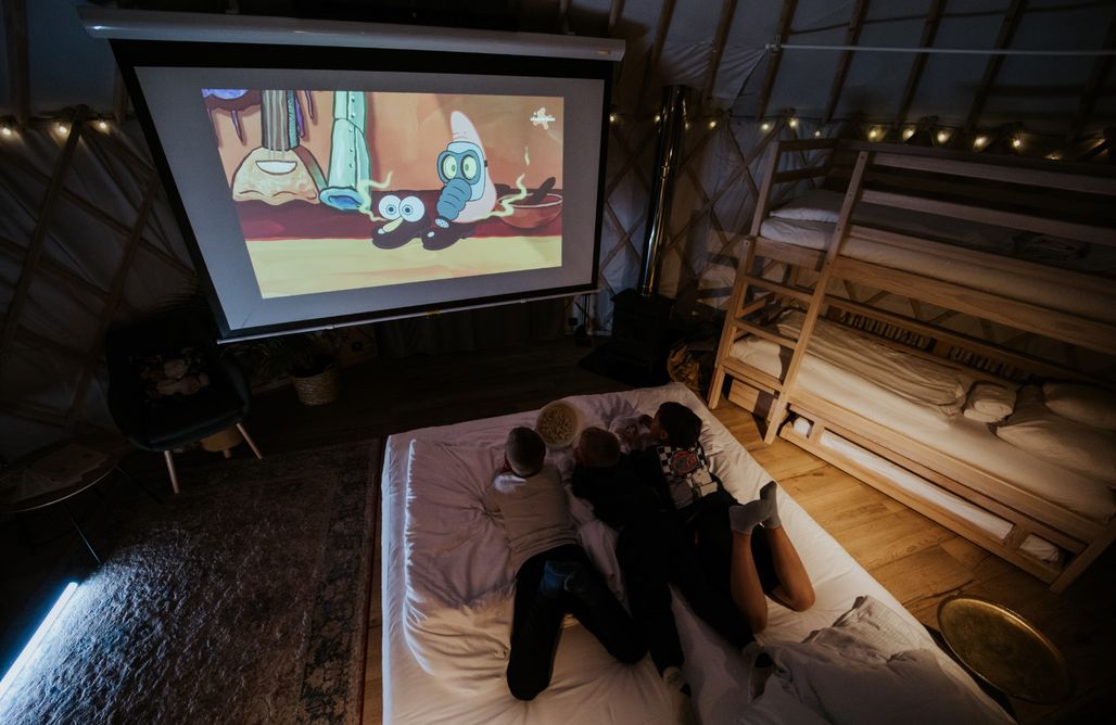 AlohaCamp Jurta Niebieska z prywatnym jacuzzi 1