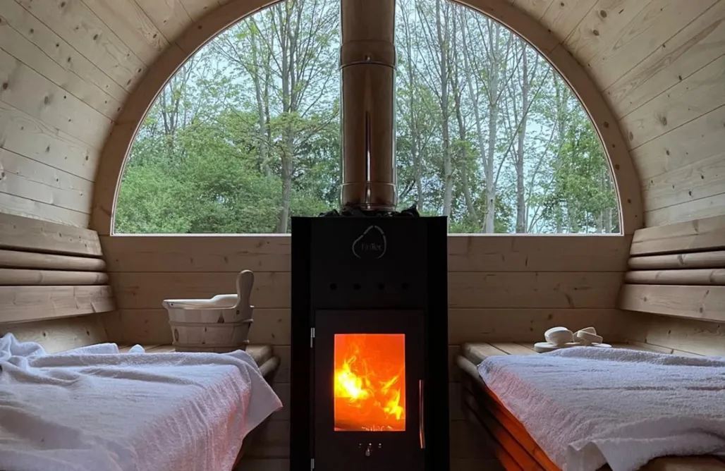 AlohaCamp Hütte Tiny House Kamin Sauna & Whirlpool 1