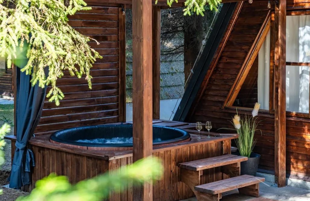 AlohaCamp accommodation Ukryta Leśna Sielanka z jacuzzi 5